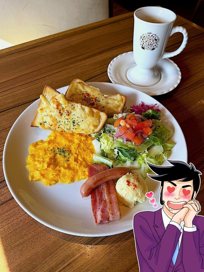 「ホテルの朝食みたい」びっくりドンキーの“お得すぎるモーニング”コーヒーおかわり自由なのが嬉しい!「朝から幸せ気分」「早起きして正解だった」