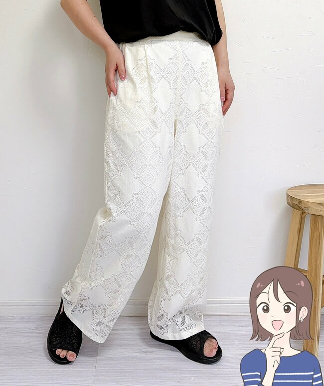 【ハニーズ】はくだけで大人かわいい！2480円の“華やかパンツ”いつものコーデが見違えちゃった！「お値段以上に高見えします」「おしゃれ着として大活躍」《購入レビュー》