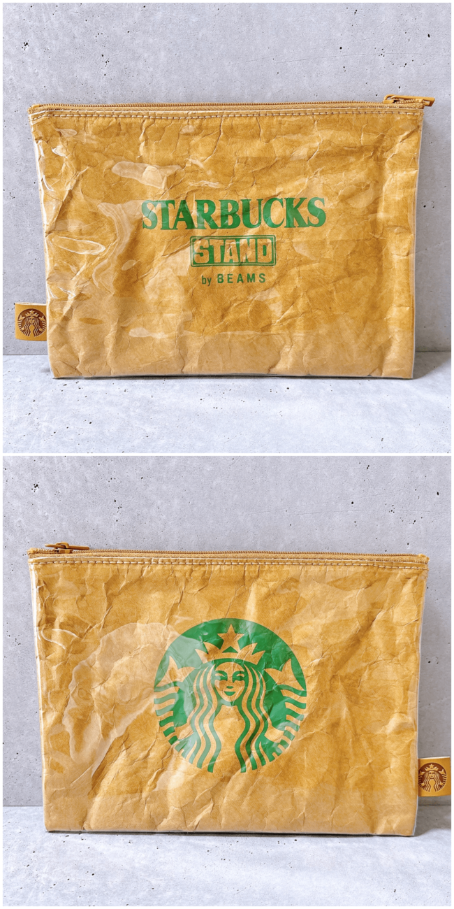 通院セットがまるっと入った！スターバックスの“紙袋みたいなポーチ”お薬が80錠も入るし、デザインが可愛すぎる！《購入レビュー》