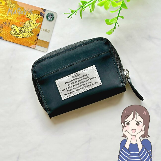 カードや診察券が27枚入った…！3COINSの「ガバッと開くミニ財布」小銭が取り出しやすくて嬉しい！《購入レビュー》