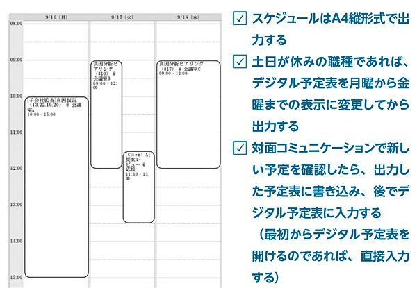 スケジュール管理は 紙とデジタルの両方 で行ったほうがいい 仕事力に差がつく 超 整理術 ダイヤモンド オンライン