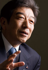 三菱電機 山西健一郎社長<br />10年貫いたバランス経営<br />路線は継続も成長性に重点