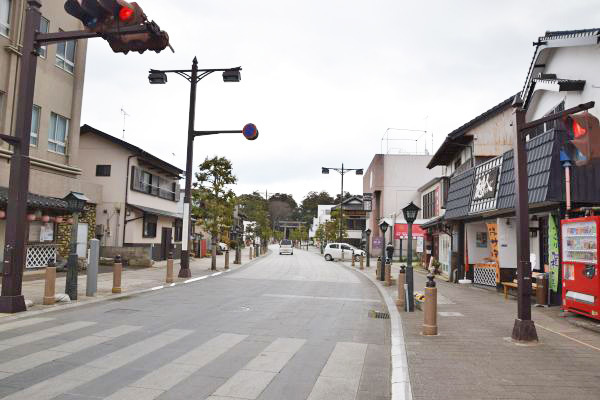 鹿島神宮停留所の付近