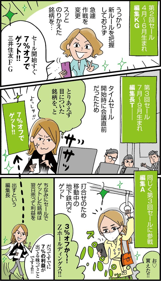 LINE証券のタイムセールで強運を発揮した、三井住友フィナンシャルグループ狙いの編集KGとエムスリー狙いの編集長T