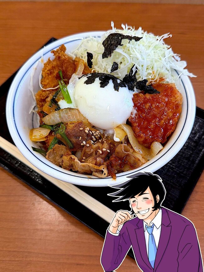 「肉の宝石箱みたい」かつやの“鬼盛りどんぶり”ボリュームすごくて大満足!「まさに男子の夢」「これは美味しかった」