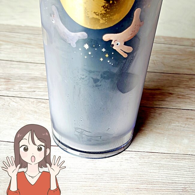 【スタバ】朝イチで買っちゃった！可愛すぎる「夜空みたいなタンブラー」満月とウサギのデザインがたまらない！《購入レビュー》