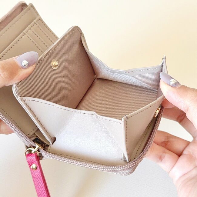 小銭が取り出しやすくて感動！アフタヌーンティーの「高見えミニ財布」コンパクトなのに鍵まで入る名品です！《購入レビュー》