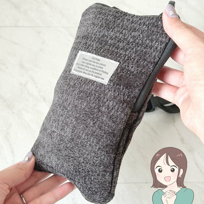 お薬手帳がすっぽり入る!3COINSの「もこもこショルダー」近場のお出かけにサッと持ち歩けて便利!《購入レビュー》