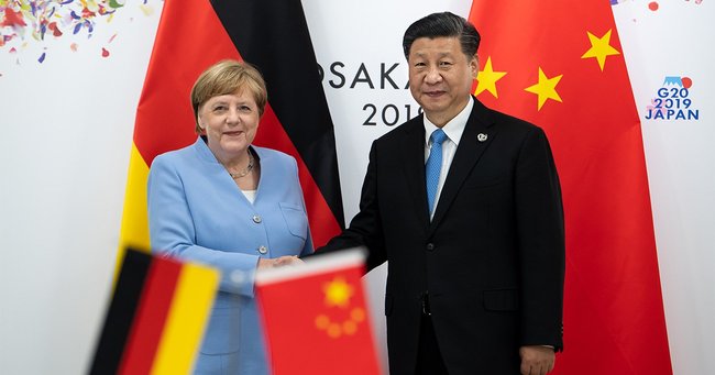 中国,ドイツ,メルケル首相,習近平国家主席