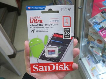 1TBで最安クラス、高速化したmicroSDカード「SanDisk Ultra」