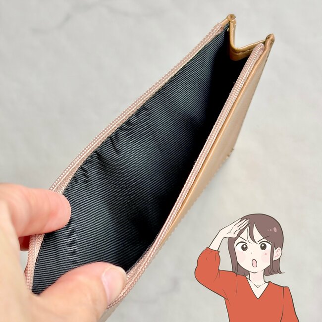 カードや診察券が40枚入った…！ダイソーの「ぺたんこ財布」現金やカードをコンパクトに持ち歩けて嬉しい！
