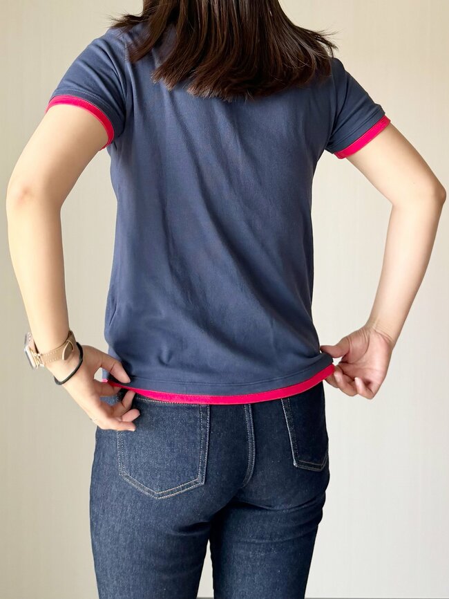 「いっきに3着購入」「今年っぽくて可愛い」ニコアンドの“重ね着みたいなトップス”1枚でトレンドコーデが完成した！「即買いしました」