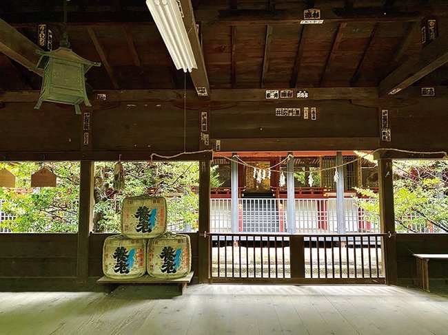 重要文化財の大井俣窪八幡神社