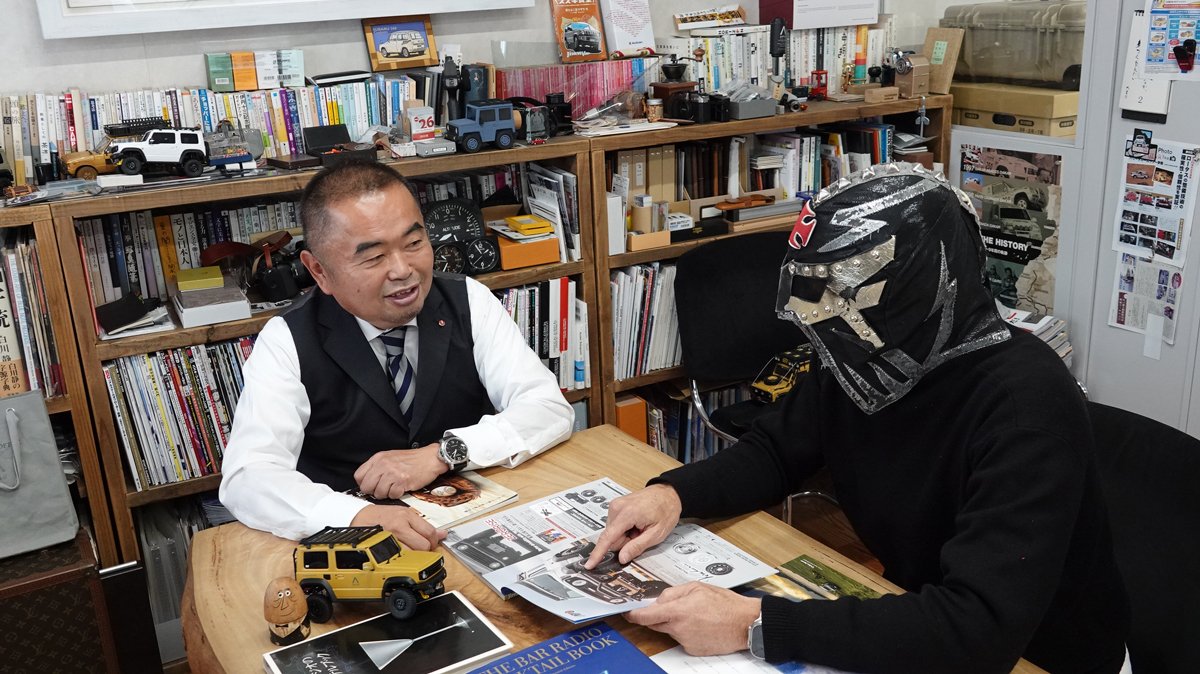 インタビュー風景