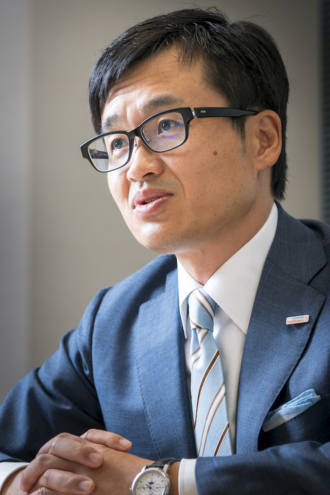 ヘルステックをめぐるM&Aや提携で攻勢をかけていく独シーメンスのヘルスケア事業会社日本法人、シーメンスヘルスケア森秀顕社長兼CEO