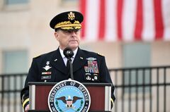 米軍制服組トップ、異例の共同声明で議会乱入を非難