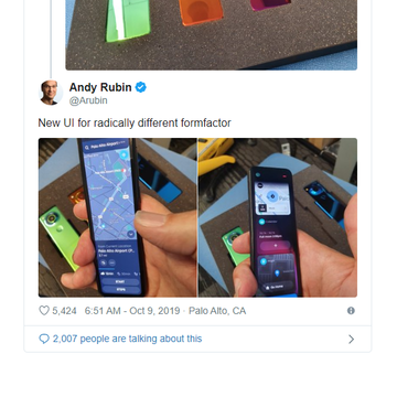 超縦長スマホが話題の“Androidの父” しかし彼の疑惑に向けられた目は厳しい