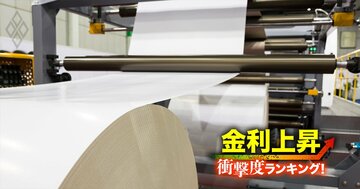 【紙・パルプ13社】金利上昇で苦しくなる「衝撃度」ランキング！4位王子HD、日本製紙や大王製紙がトップ3入り!?