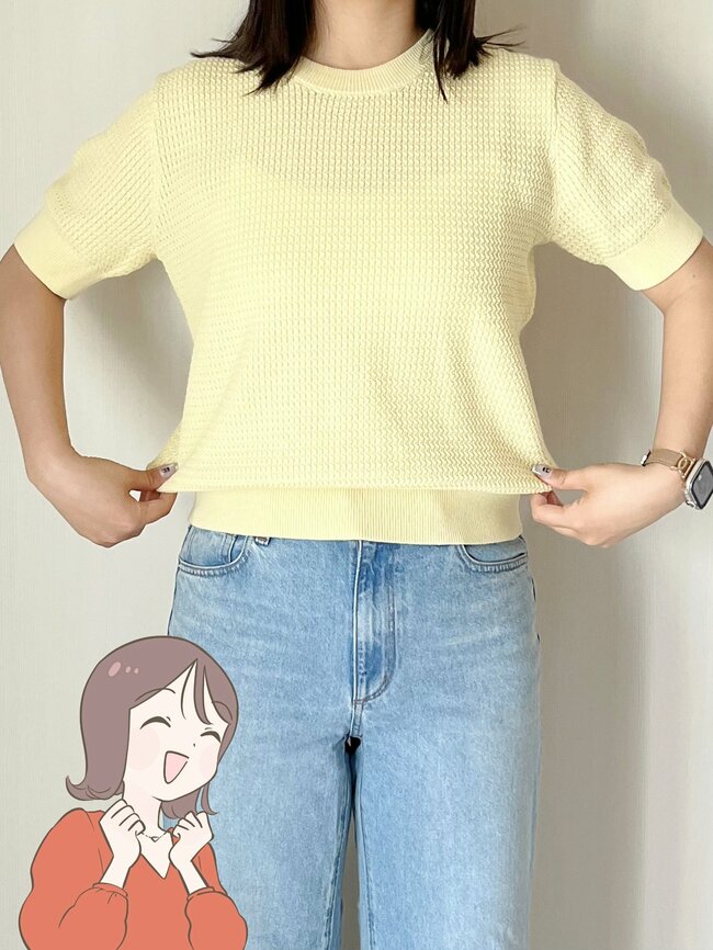 色違いも欲しくなる…！ユニクロの「ふんわりトップス」着るだけで春らしいコーデが完成します！