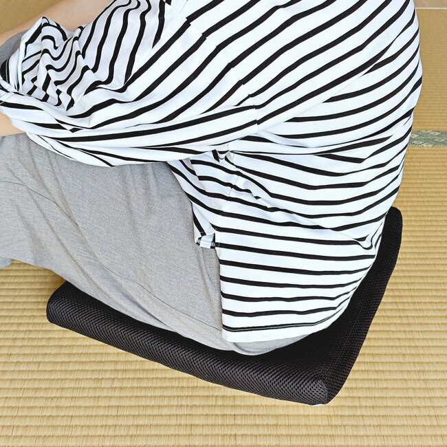 「おしりが楽！」「浮いているような感覚です」ニトリの“ソファみたいなクッション”座ってる時間が快適になった！「家族の分も追加で購入しました」