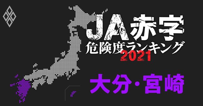 JA赤字危険度ランキング2021＃大分・宮崎