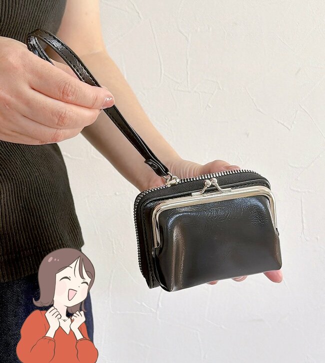 【しまむら】小銭とカードがたっぷり入って感動！1639円の「ガバッとひらくミニ財布」お会計がスムーズになった！《購入レビュー》