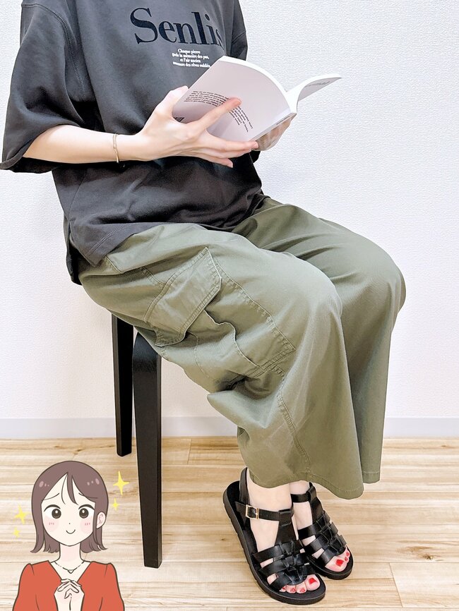 「全色買いました」「完全一目惚れ」GUの“楽ちんワイドパンツ”ポケットたくさんで快適すぎる！「動きやすいし使い勝手も良い」