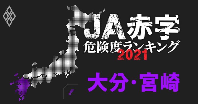 JA赤字危険度ランキング2021#大分・宮崎