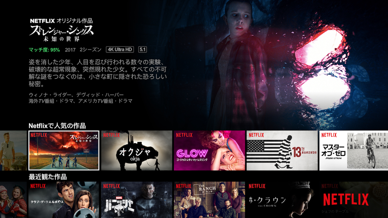 NETFLIX　ネットフリックス