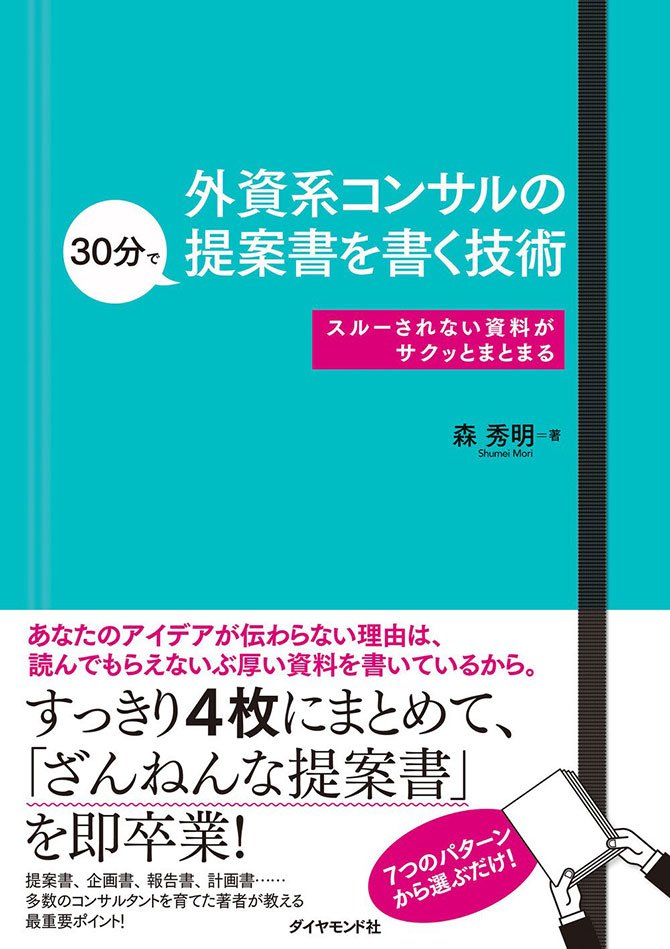 外資系コンサルの30分で提案書を書く技術 告知情報