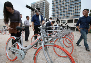 上海で人気沸騰の“ＩＴ自転車”<br />1日1万社超の起業大国・中国
