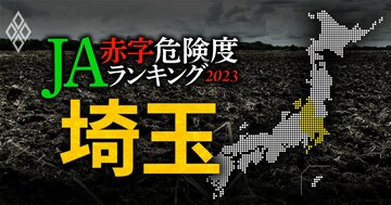 【埼玉】JA赤字危険度ランキング2023、14農協中7農協が赤字転落