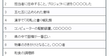 「クロスワードパズル」で〈大人の教養力〉チェック！【9月19日】