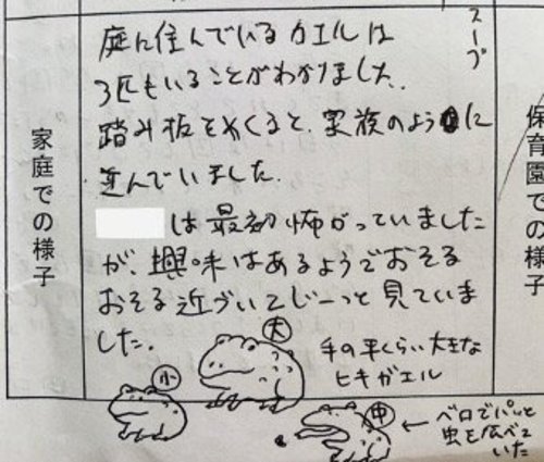 30年前に母が書いた幼稚園の連絡帳を読んだら、共感の嵐だった