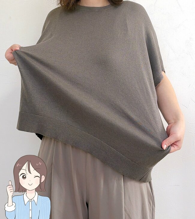 無印良品さん、ありがとう!着るだけで“細見えするアイテム”に感動…!「体型を拾わないので中年にはありがたい」「太っている私ですが着痩せして見えます」《購入レビュー》