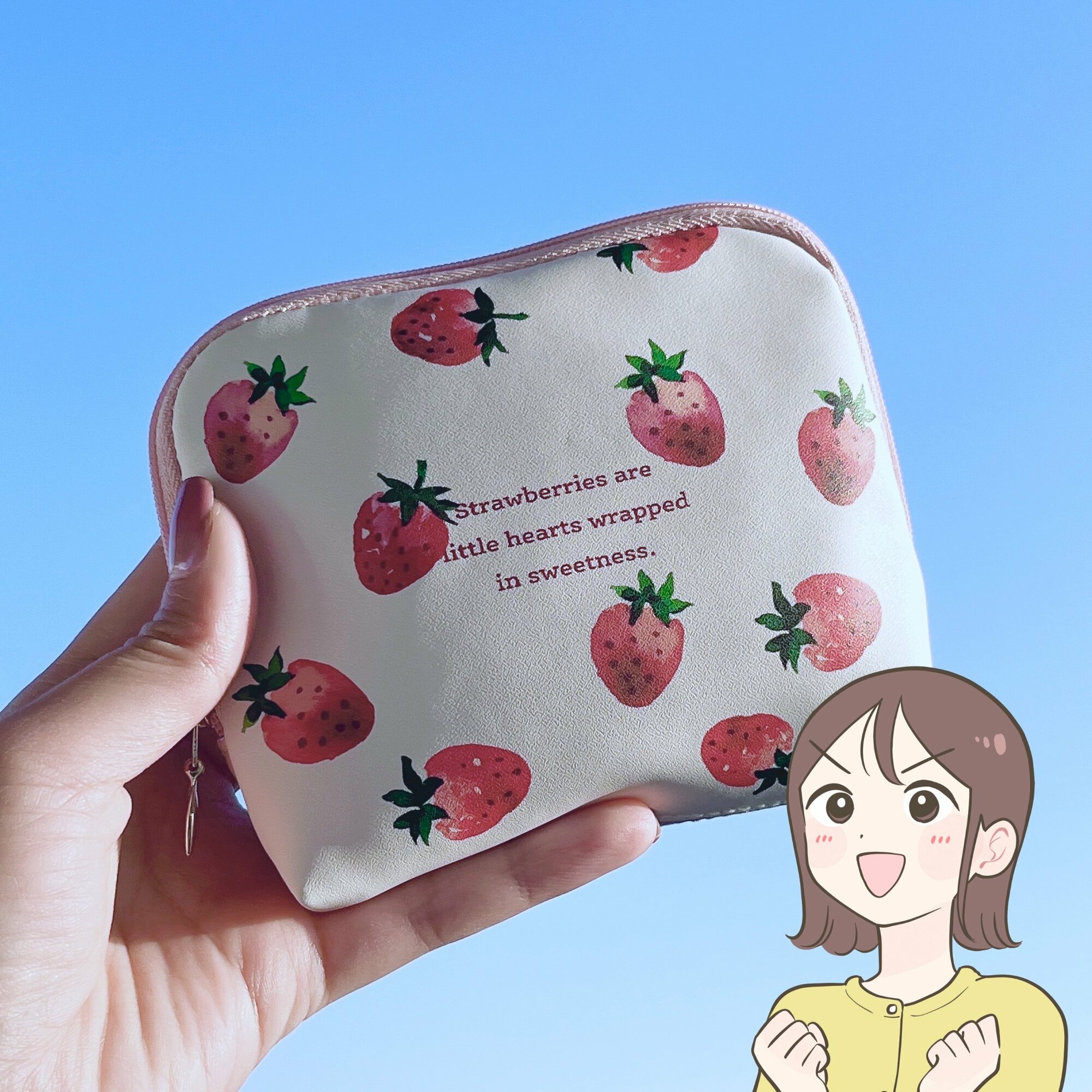 ポケットティッシュがオシャレに隠せる!アフタヌーンティーの「天才すぎるポーチ」ガバッと開いて使いやすい!