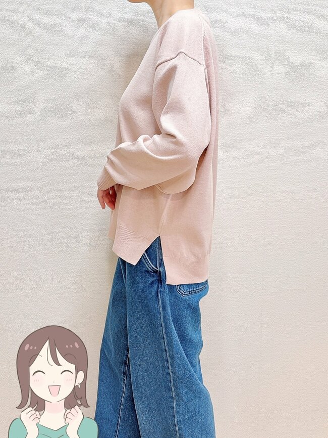 「いっきに3色買いました」「どんなボトムスにも合う」グローバルワークの“ゆったり春ニット”が毎日着たくなる快適さ！「買ってよかったです」