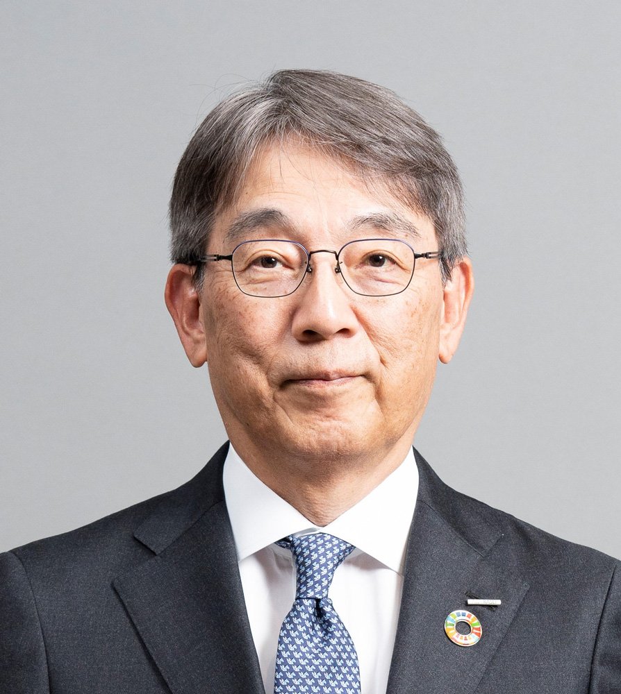 写真:旭化成社長の工藤幸四郎