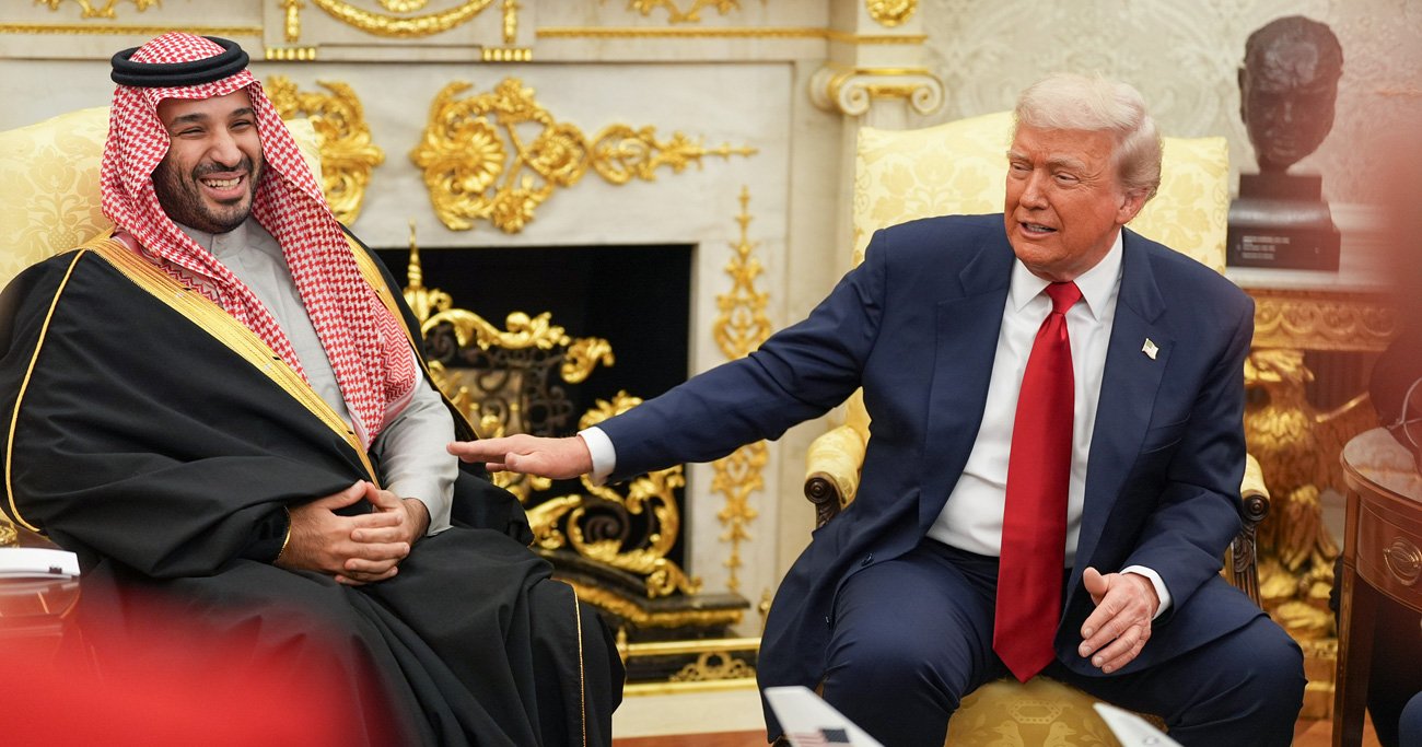 ムハンマド皇太子とトランプ氏
