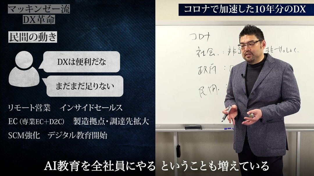 マッキンゼー流!コロナ禍の今こそが「DXの成否」の境目になる本質的な理由【動画】