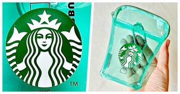 【スタバ】カードや診察券が50枚入った！可愛すぎる“カップみたいなポーチ”ドリンク券付きでお得！「何このポーチの可愛さ」「カバンにもつけられる」《購入レビュー》