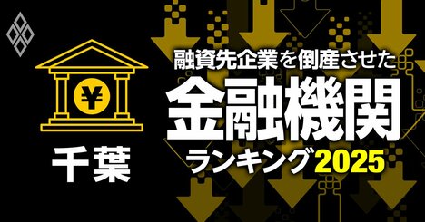 融資先企業を「倒産」させた金融機関ランキング【千葉】5位銚子信金、3位千葉興業銀行、1位は？