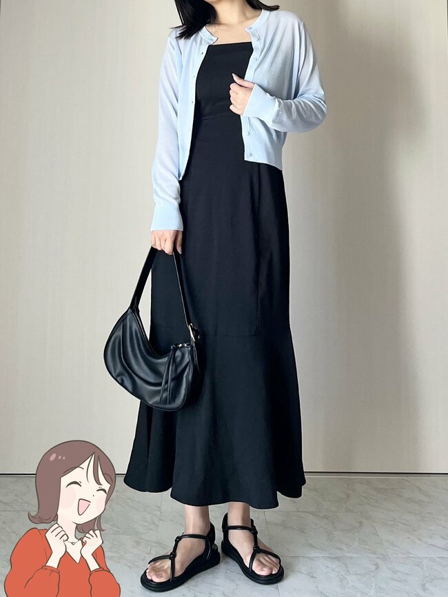 かわいすぎて色違いも欲しくなる！ユニクロの「着回しカーディガン」透け感たっぷりでオシャレ！