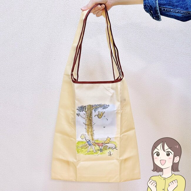「一目惚れして購入」ハニーズの“プーさんエコバッグ”2Lペットボトルが6本も入った！「原作好きには嬉しいです」「絵柄がとてもかわいい」《購入レビュー》