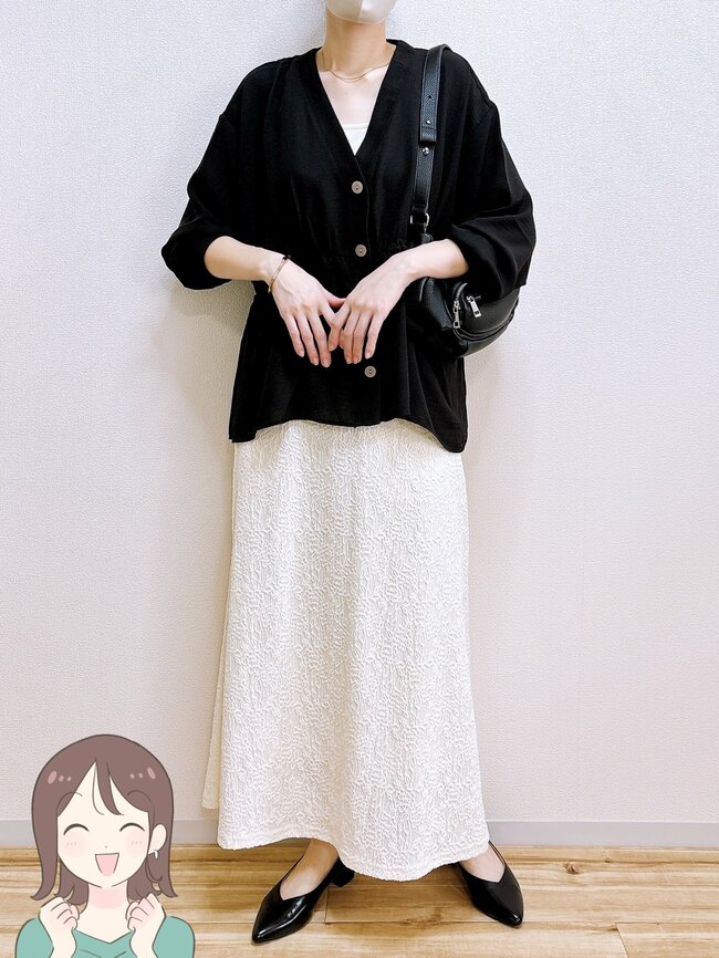 【ハニーズ】サッと羽織るだけで可愛い「華やかアイテム」お尻や二の腕が隠せてうれしい！《購入レビュー》
