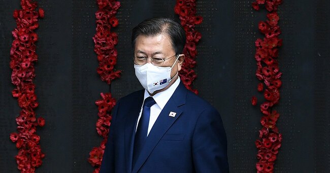 写真：韓国・文在寅前大統領