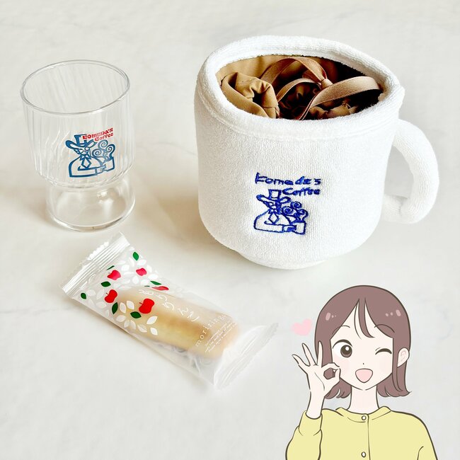 「かわいくて気絶しそうになった」コメダ珈琲の“コーヒーカップみたいな巾着”再販されて嬉しすぎる！「友だちにもプレゼントしたい」「こういうの弱いのよ」