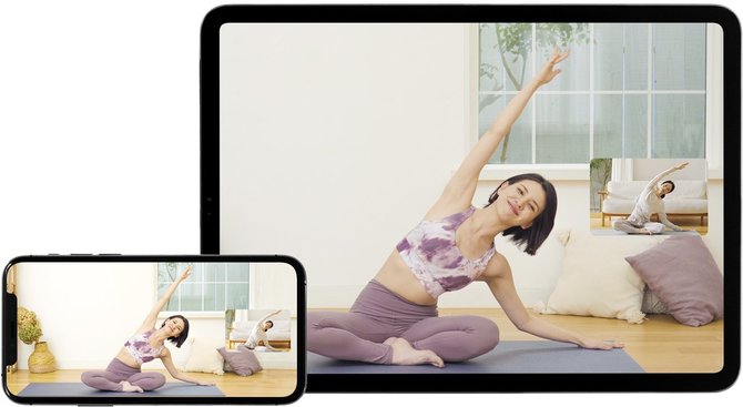 iOS向けアプリでの受講イメージ 提供:SOELU