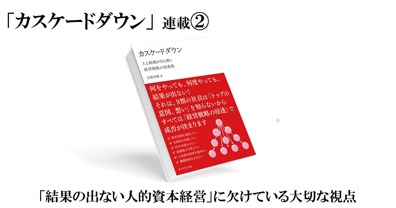 人と組織が自ら動き出す企業変革手法「カスケードダウン」入門(2)〈PR〉