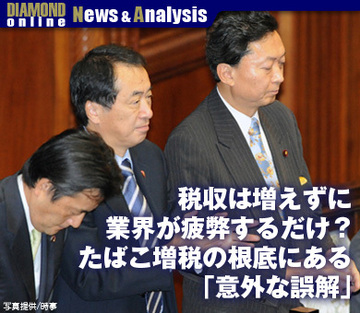 税収は増えずに業界が疲弊するだけ？たばこ増税の根底にある「意外な誤解」